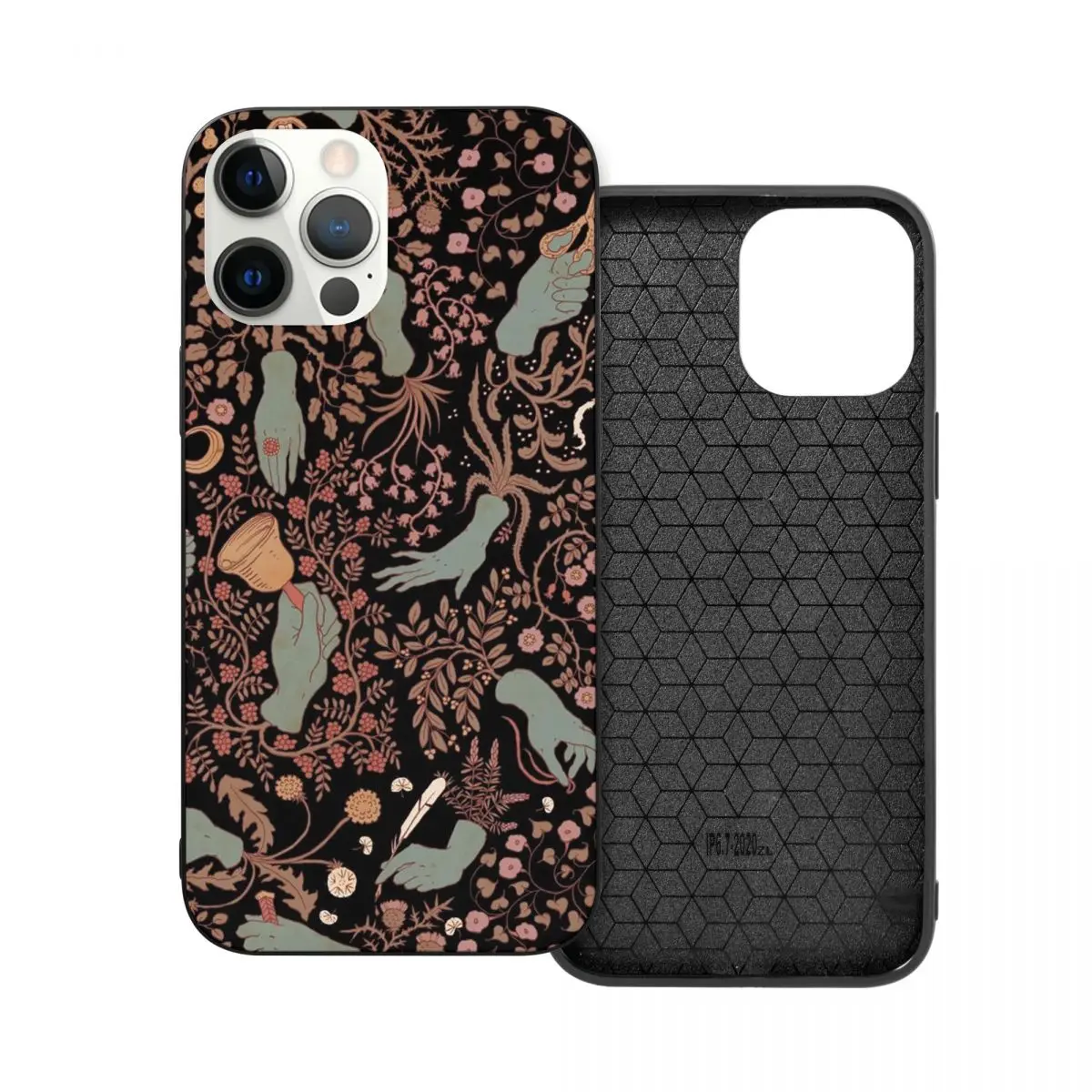 

Ваши руки холодные ПК стекло ТПУ телефон бампер для iPhone 12 11 Xs Xr X Pro Max Mini 7 8 Se2 Plus 6 6S