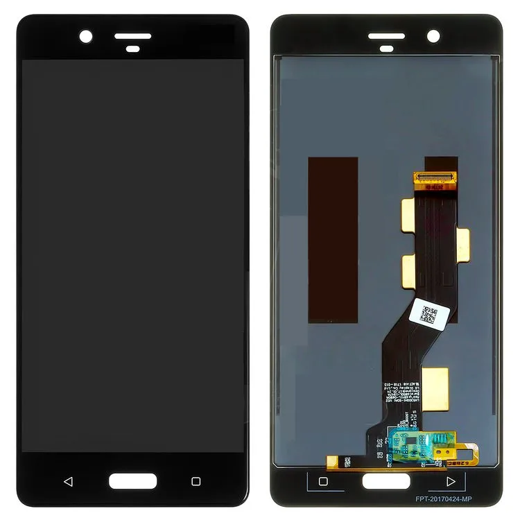 

ЖК-дисплей с сенсорным экраном в сборе для Nokia 8, с двумя Sim-картами, дигитайзер, стеклянная панель спереди (с сенсорным экраном)