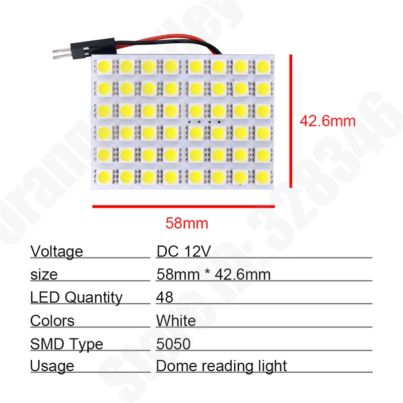 

100 . 18 5050 SMD T10 BA9S 3