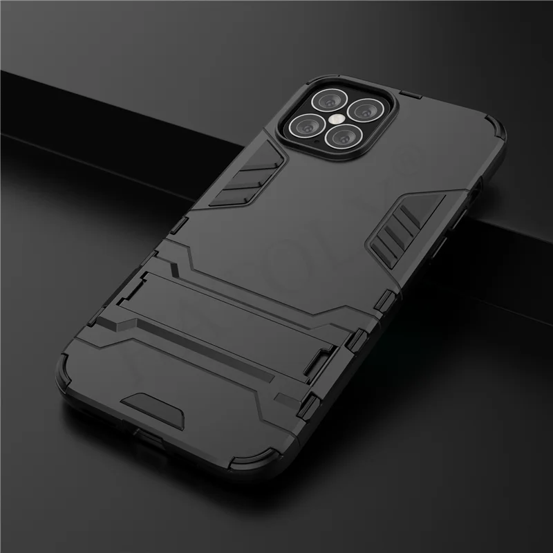 

For iPhone 12 Mini Case Cover iPhone 11 12 Pro Max SE 2 2020 Robot Holder Stand Shockproof Bumper Armor Phone Case For iPhone 12