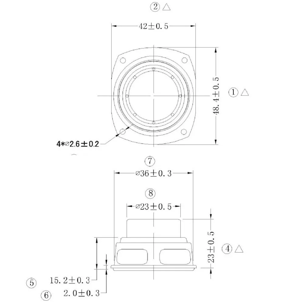 SOTAMIA 2 шт. 40 мм мини аудио полный диапазон динамик DIY стерео Bluetooth звуковой
