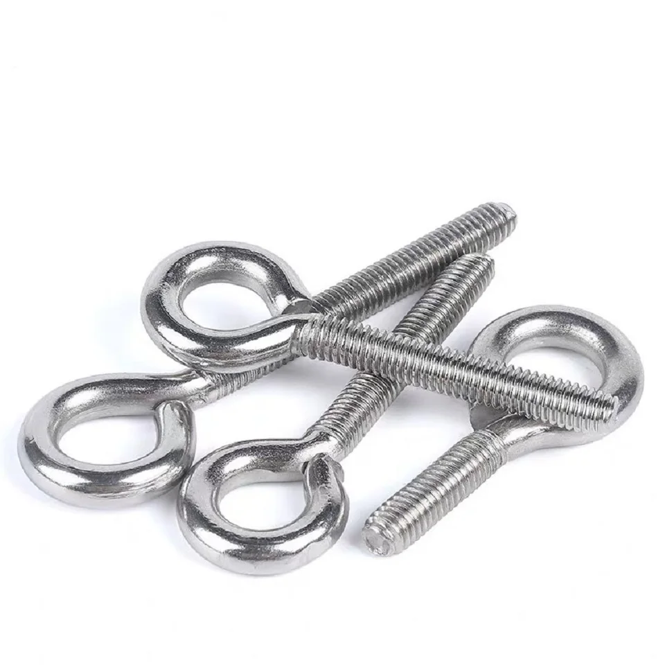 2/5/10 шт. M4 M5 M6 M8 M10 304 нержавеющая сталь овечий глаз болт с кольцом крюк/подвесной