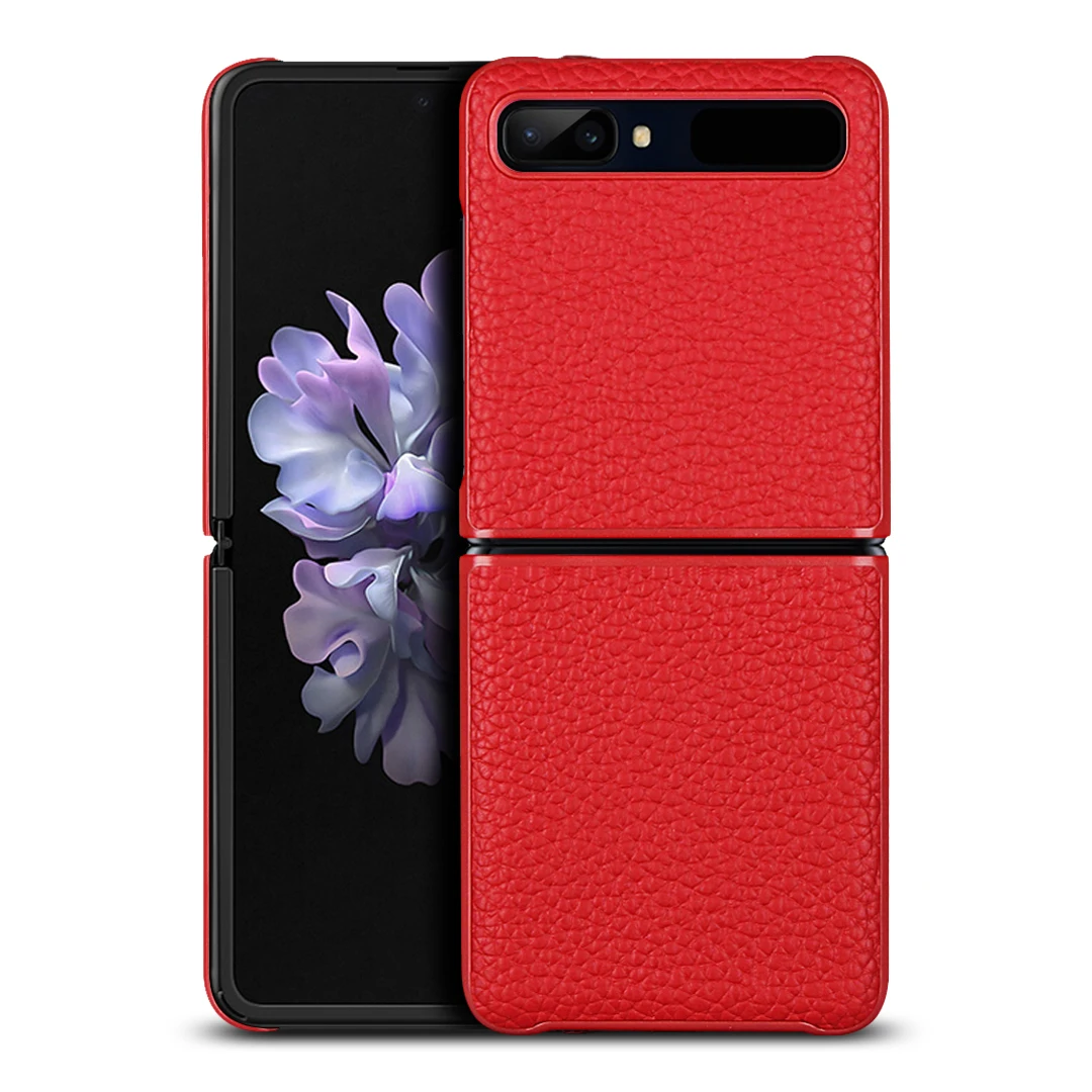 Роскошный чехол из натуральной кожи для Samsung Galaxy Z Flip 6 7 " защитный Ультратонкий