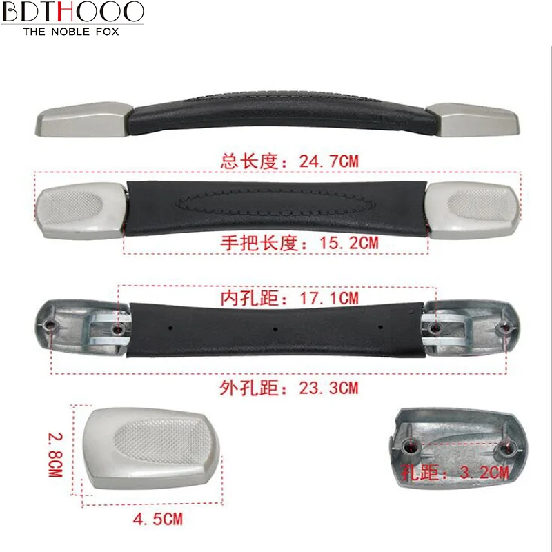 

24.7cm Luggage Accessories Handle Zinc Alloy Metal Luggage Handle Luggage Case ABS Material Handle Hardware Accessories Luggage