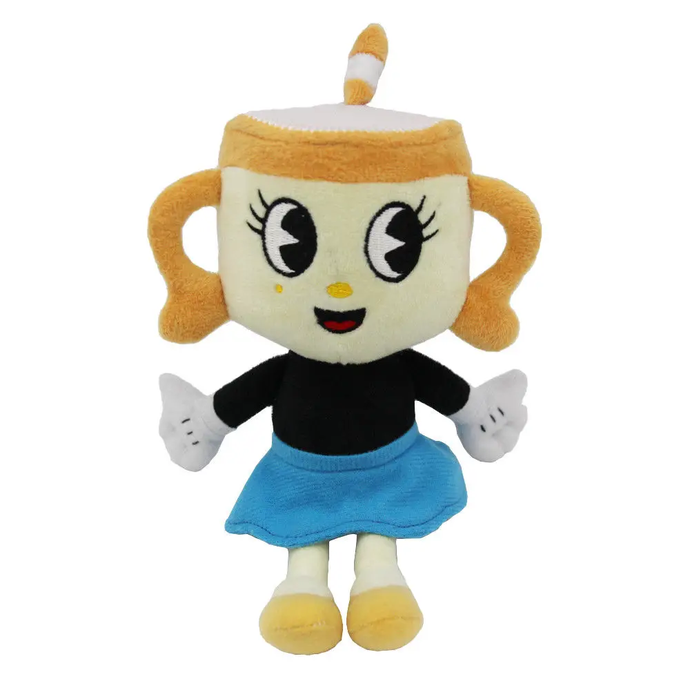 Cuphead игра Mugman Mecup и Brocup плюшевые игрушки 20 см
