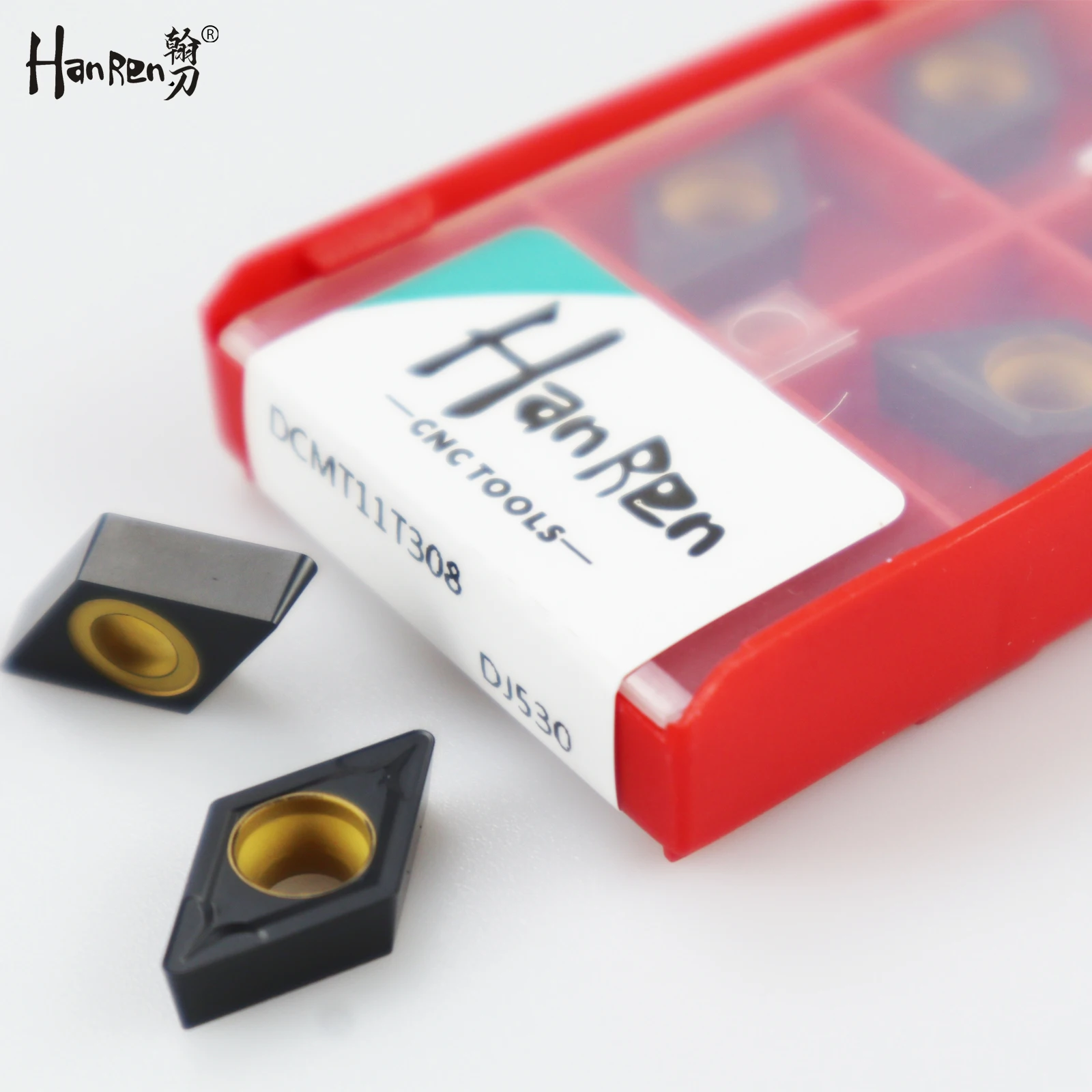 Лезвие ЧПУ HANREN DCMT11T304 DCMT11T308 DJ530 наружные круглые токарные инструменты с