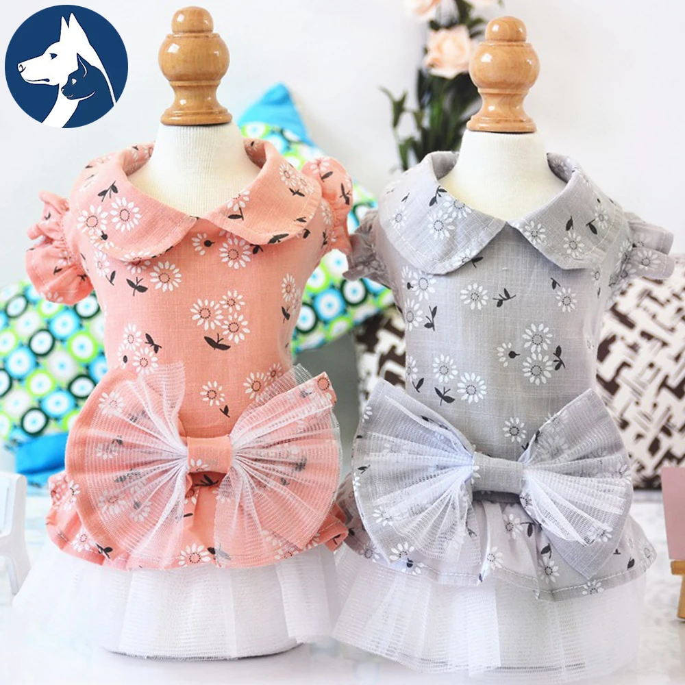 Одежда для Йоркских собак платье маленьких одежда чихуахуа костюм милая