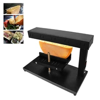 half wheel raclette cheese melter table top cheese grill melting warmer heater makes swiss style cheese sauce