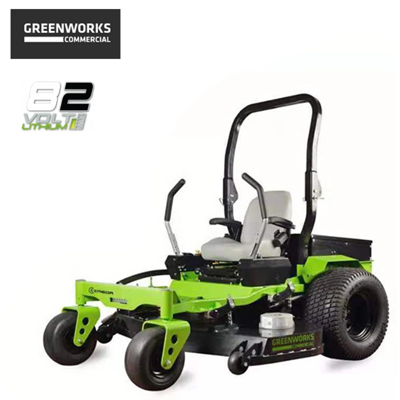 Электрическая Газонокосилка Greenworks 82 в 168Ah 4 часа работы от батареи большая