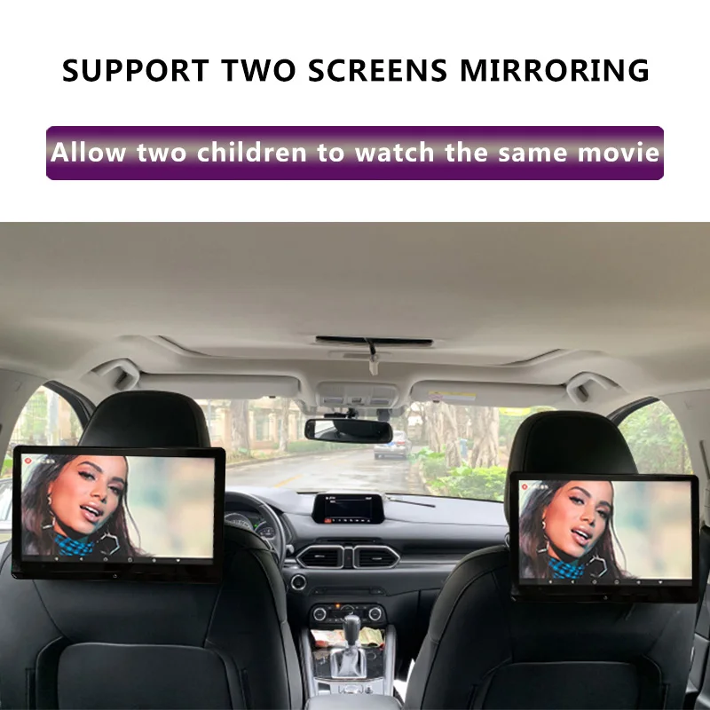 12,5 дюймов Android 9,0 1920*1080 4K 1080P Автомобильный подголовник монитор сенсорный экран wifi/Bluetooth/USB/SD/HDMI/FM/Mirroring/Miracast