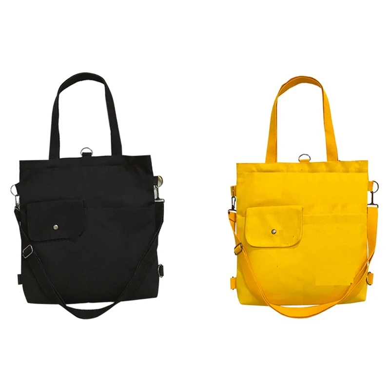 

Canvas Shoulder Bag for Girls,Zipper Tote,Pure Color Eco Reusable Shopping Bag,Large Capacity Handbag