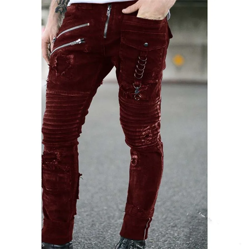 

Women Pants Trousers Medieval Cosplay Costumes Slim Jeans Solid Color Fashion Trend Vintage Retro Goth Gothic Viking Girls