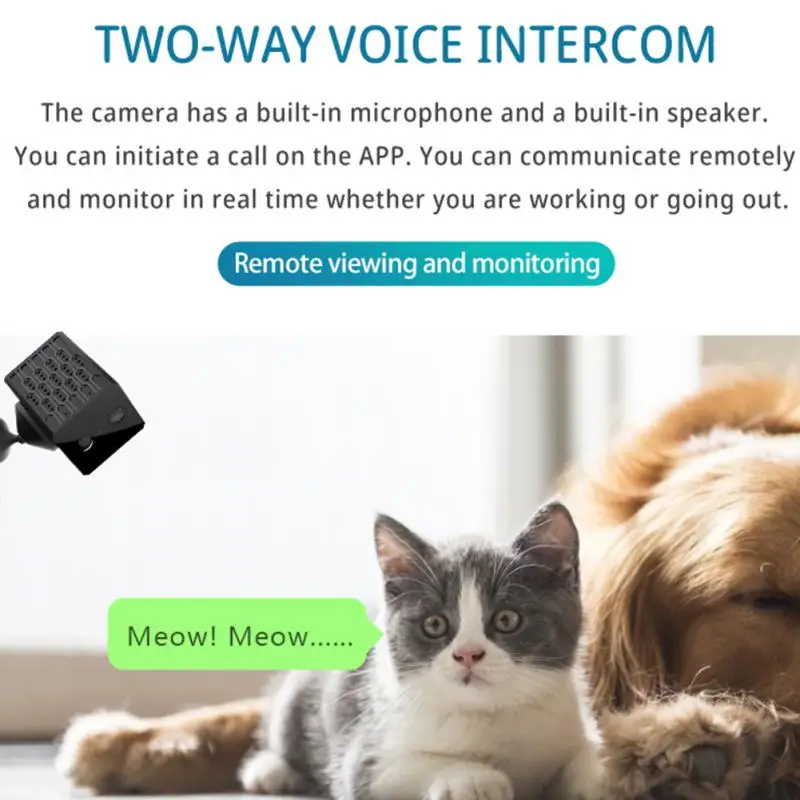 2021 новая мини IP-камера S1/S2 WiFi Беспроводная HD видеокамера с датчиком движения