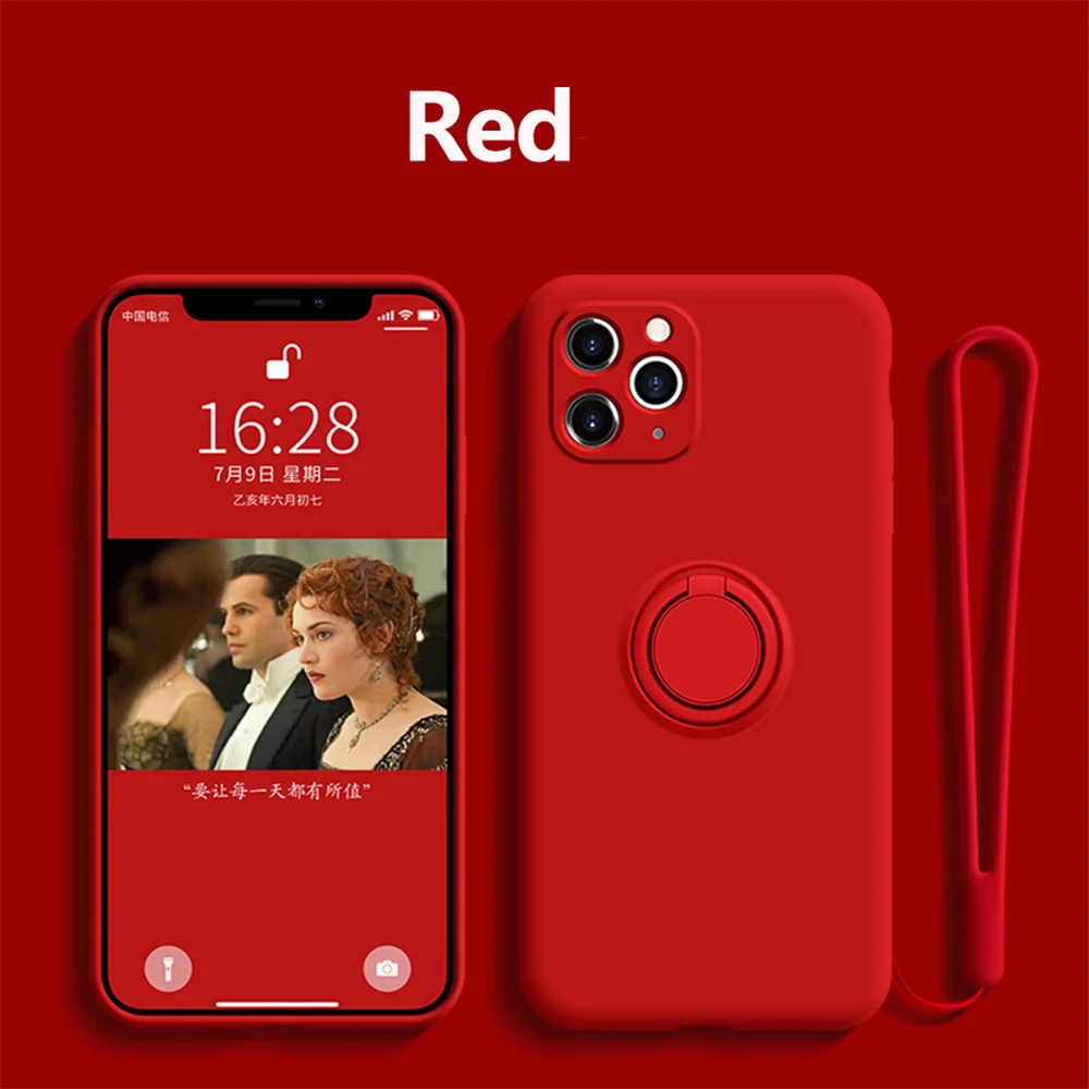 

KISSCASE Cases for OPPO Realme 7 Pro 5G Reno 4 SE OPPO A72 5G Silicone Magnetic Case OPPO_A8/A31 A91/F15 with Ring Holder Stand