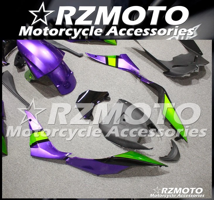 

High quality New ABS Motorcycle Fairings Kit Fit for kawasaki Ninja ZX10R 2008 2009 2010 ZX-10R Bodywork set Custom Purple