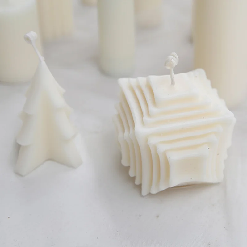 3D геометрическая форма скандинавский декор украшение для свечи свадебная