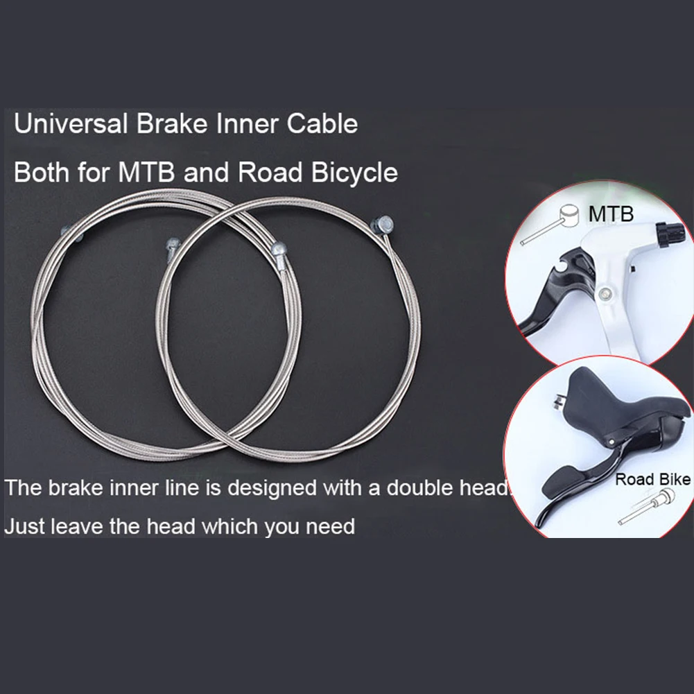 

Bike Brake Cable Shift Set Hose Replacement Kit Black for Moutain Road Bike Cycling Repairing