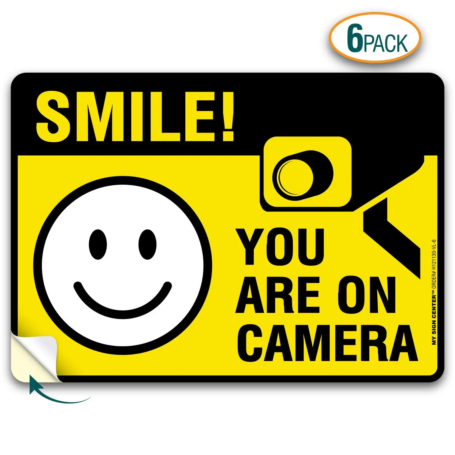 Для x6 Smile вы на наклейка на камеру, Премиум 4 Mil самоклеющаяся виниловая наклейка, для внутреннего и наружного использования, 2," x 3,5"