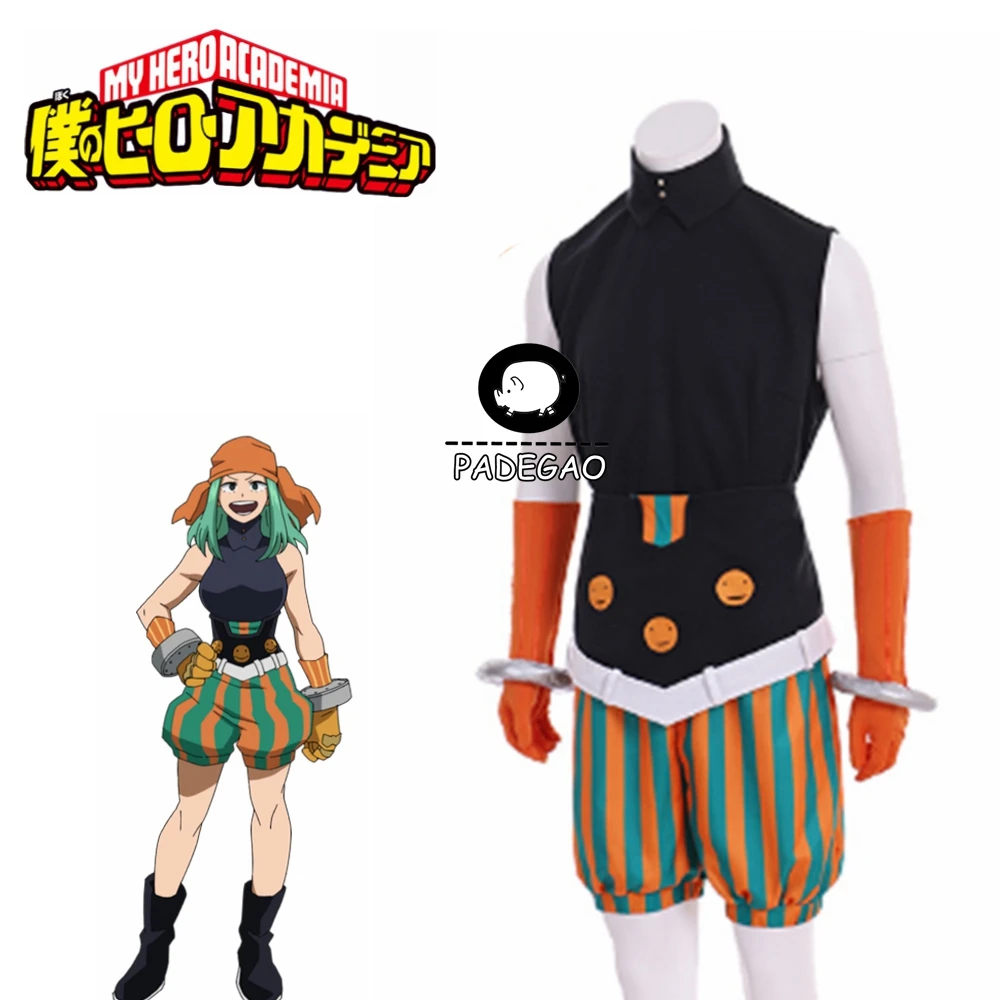 На заказ мой герой Academy Boku No Hero Academy Emi Fukukado Smile Hero Ms. Joke Косплей Костюм Любой Размер