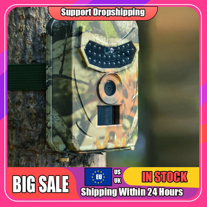 

1080P 12MP Hunting Trail Camera Infrared Night Vision Scouting Camera for Wildlife Hunting Monitoring and Farm Security