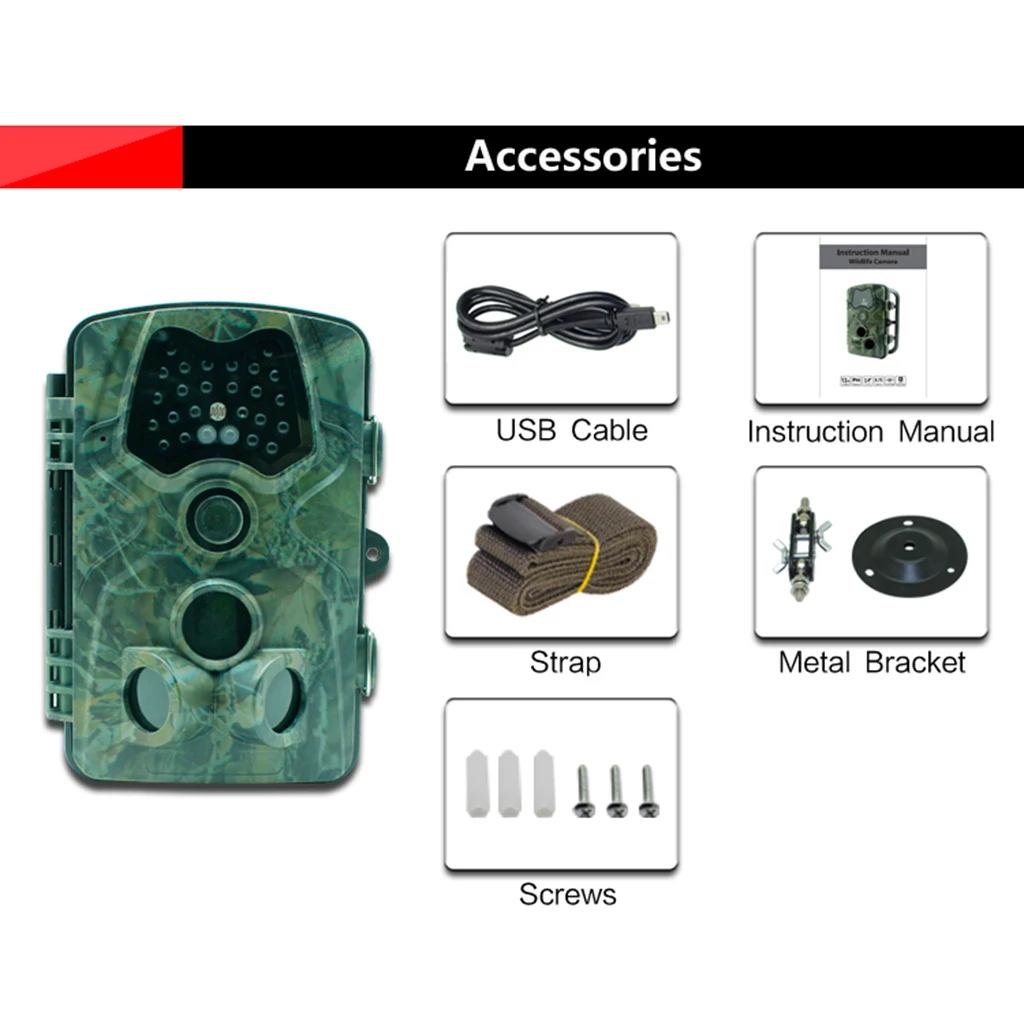 

1080P Game Scouting Camera Wildlife Trail Sensor Camera Indoor and Outdoor