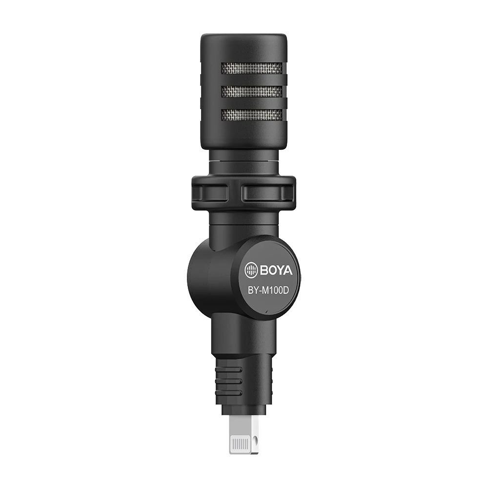 BOYA BY M100D всенаправленный MFi Сертифицированный микрофон с разъемом Lightning для iPhone 12