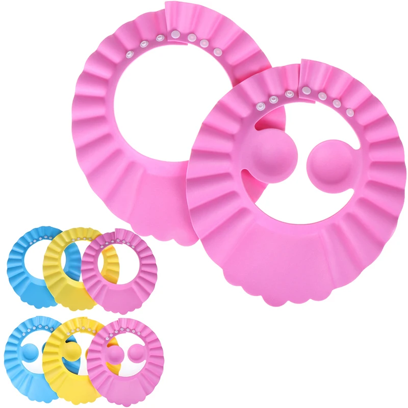 Шапочка для шампуня детская водонепроницаемая шапочка безопасная душа с