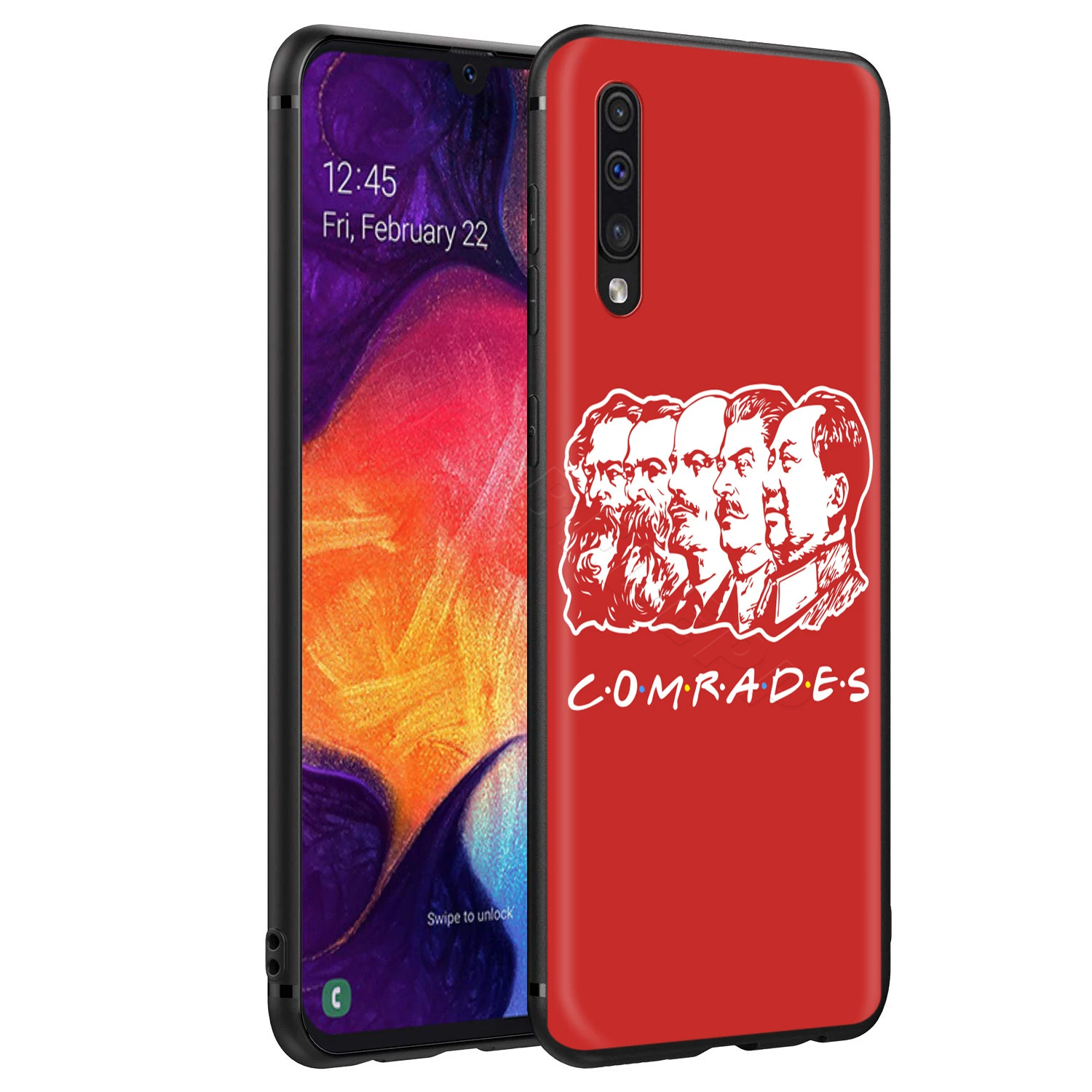 Webbedepp чехлы с коммунистическими друзьями для Samsung Galaxy S7 S8 S9 S10 Plus Edge Note 10 8 9 A10 A20 A30 A40