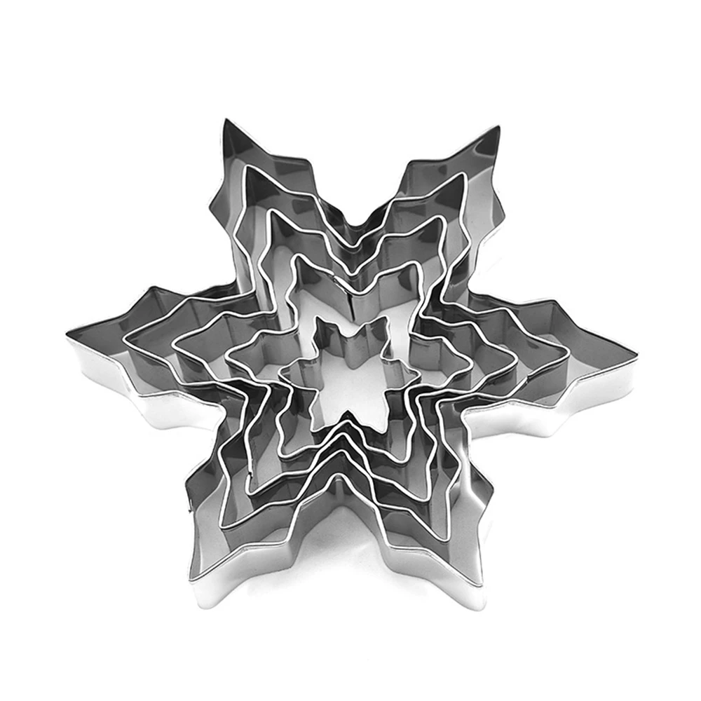 

Рождественская фотоформа 5 шт. из нержавеющей стали, резак для печенья, помадки, шоколада, десерта, торта, выпечки, кондитерские кухонные инс...