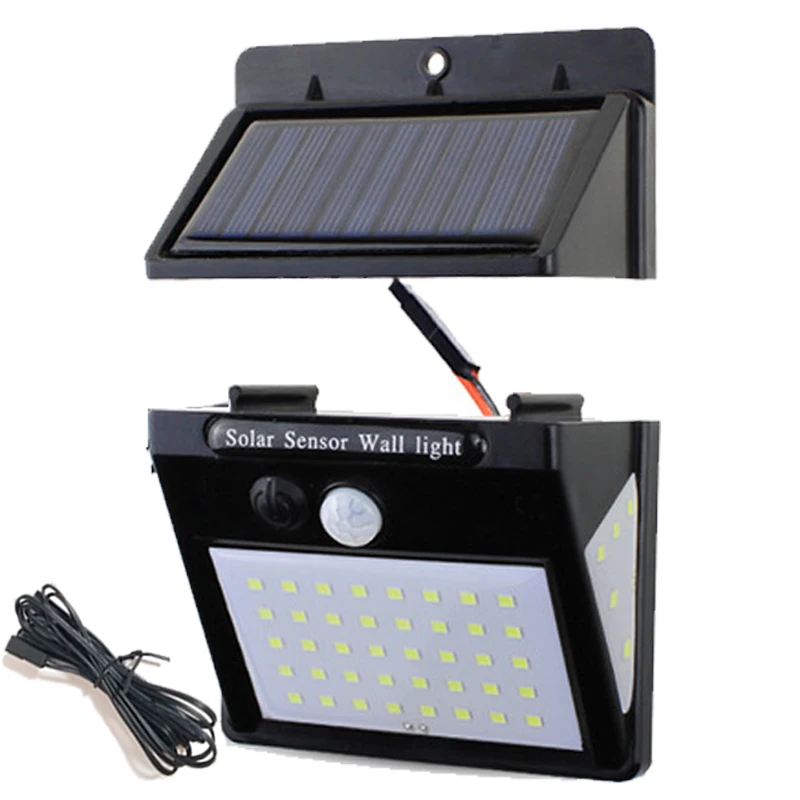 Раздельный 3-сторонний светодиодный солнечный светильник наружный Graden уличный ing