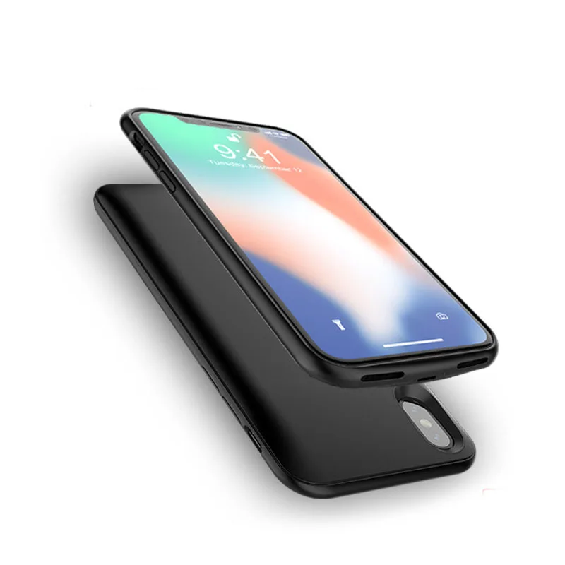5500mAh зарядное устройство чехол для iPhone 6 6s 7 8 plus чехол питания для iPhone XR XS Max 5000mAh внешний аккумулятор зарядное устройство чехол