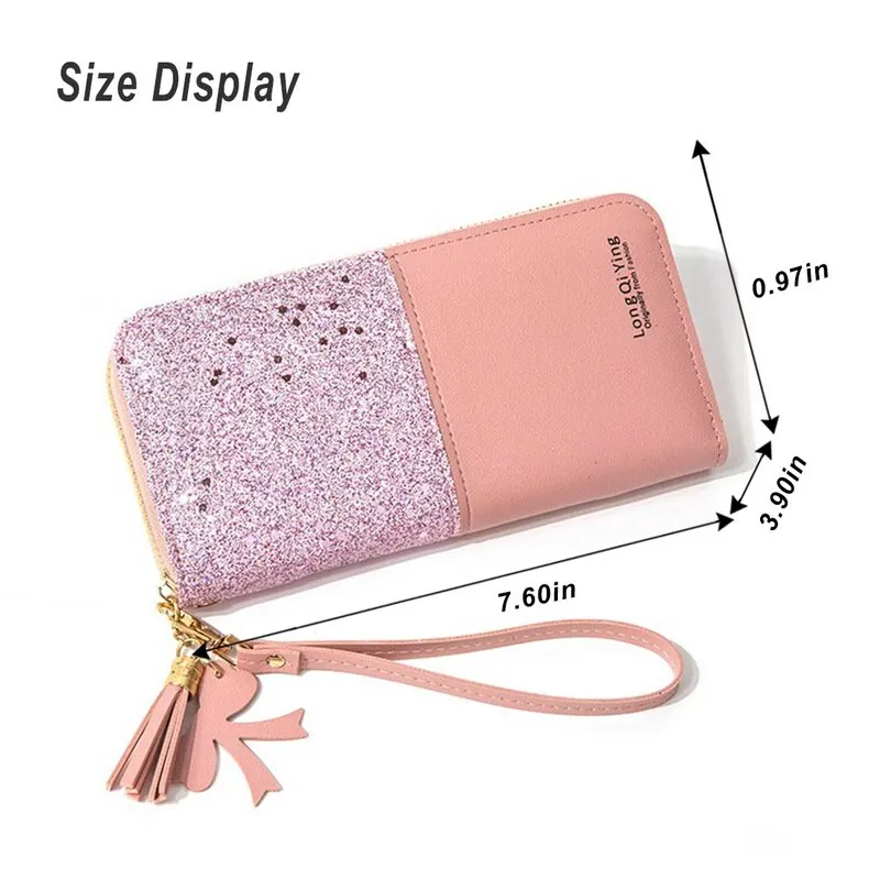 

Women Wallet Long Creative Female Card Holder PU Wallet Coin Purses Girls Leather Wallet New Fashion Envelope