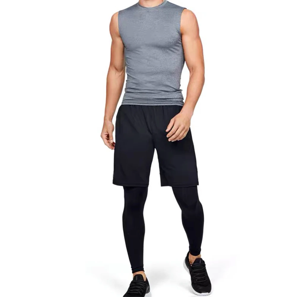 

Man Compression Leggings Sportswear Men's Tights Running Sports Pants Trousers Gym Sport Jogging Suit For Male Basketball Shorts