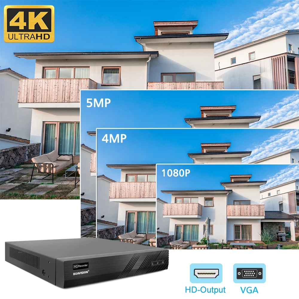 4K 8MP 30FPS POE NVR 8CH Surveillance CCTV System Video Recorder Support 5MP 4MP 1080P 52V for IP Camera | Безопасность и защита
