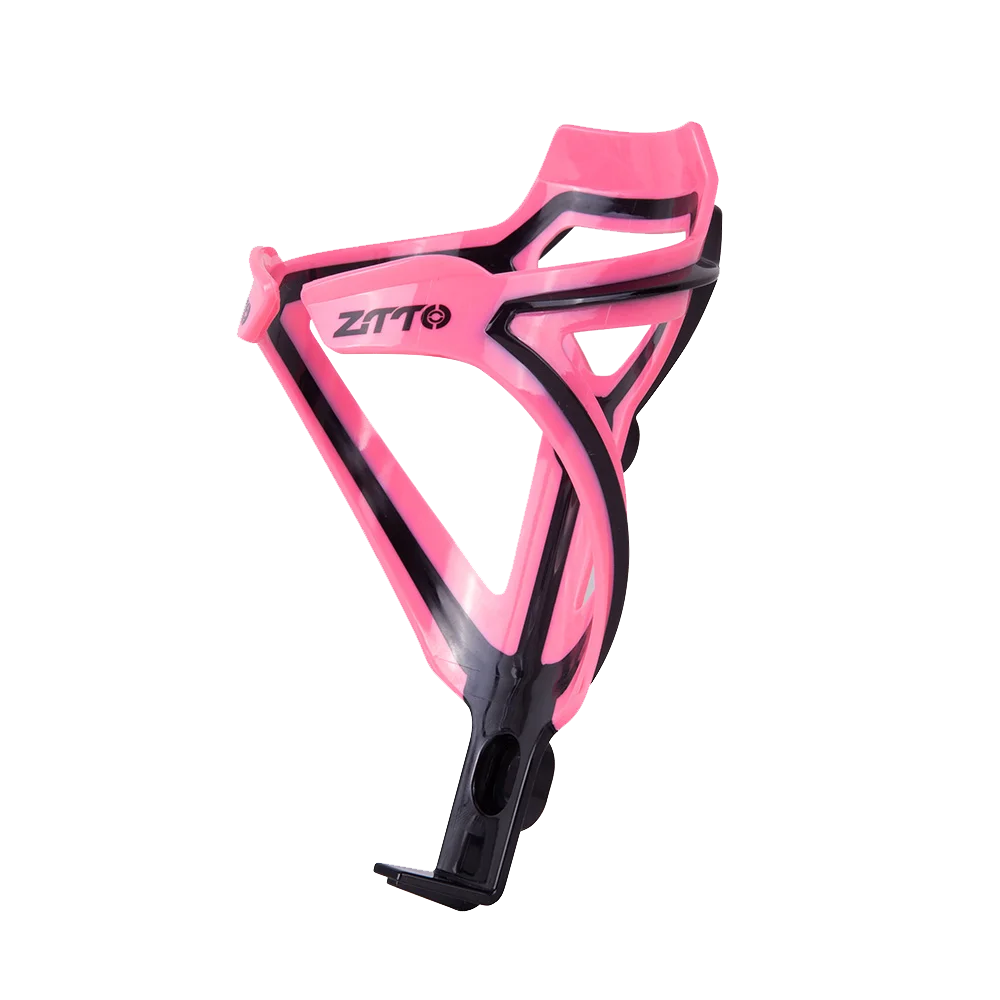 Pink ZTTO MTB бутылочная клетка для воды дорожный велосипед держатель для бутылки высокопрочный Сверхлегкий пластик аксессуары для горного велосипеда - Цвет: Pink