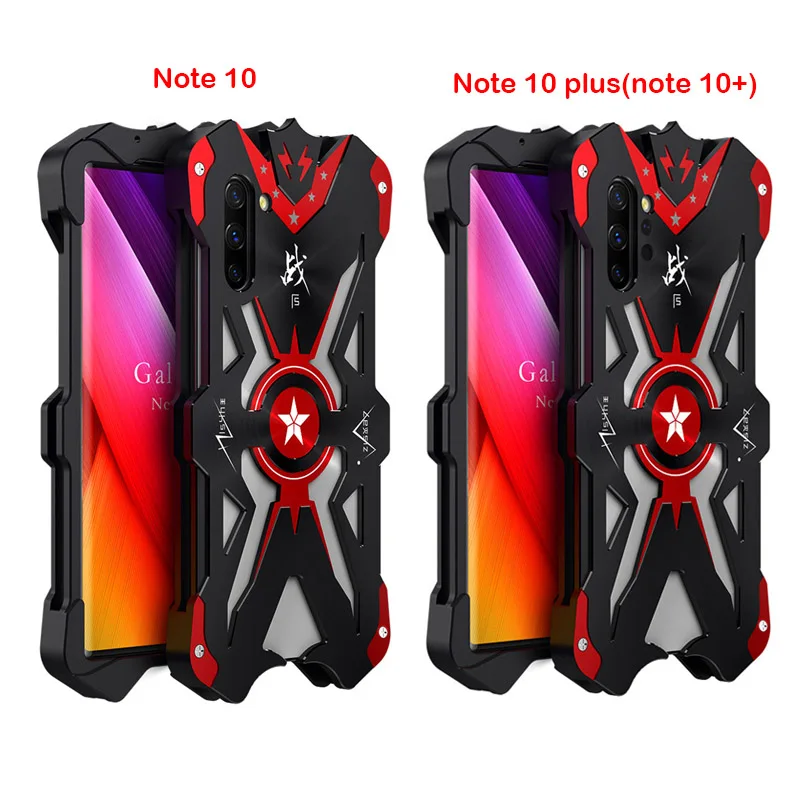 

For Samsung note 10 Case Zimon Shockproof Metal Back Cover Case For Samsung note 10 plus Aluminium Anti-knock Outdoor Case