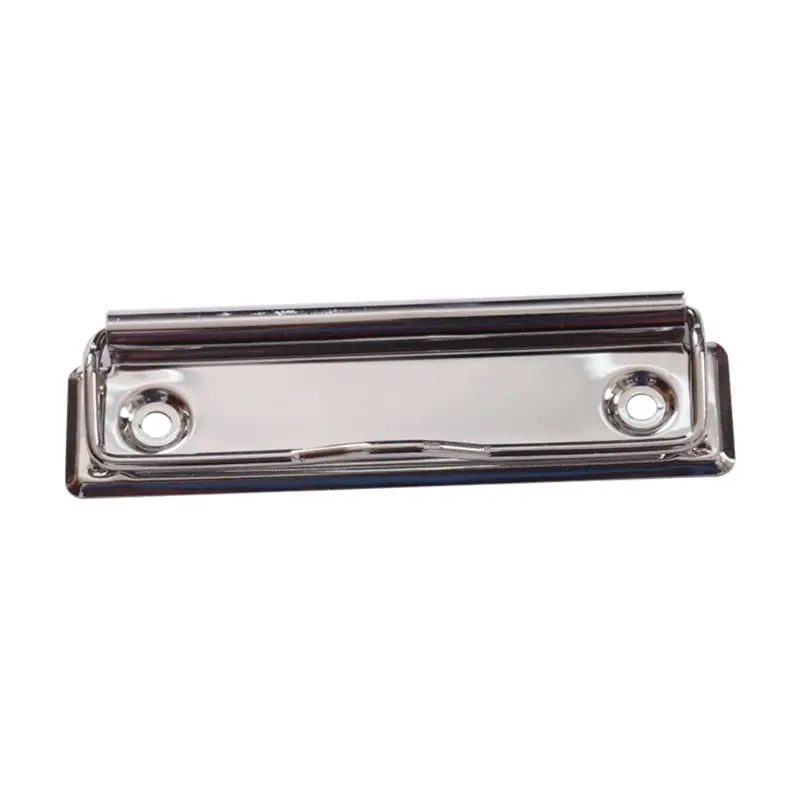 

28GD Mountable Metal Clipboard Clips Spring Loaded Surface Mount Handle with Rubber Feet Hardboard Clamps Office Supplies