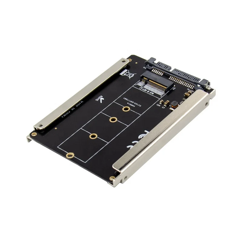B + M Key M.2 NGFF SSD на 2 5 SATA 6 ГБ/сек. адаптер карта с корпусом M2 bkey sata чехол | Компьютеры и