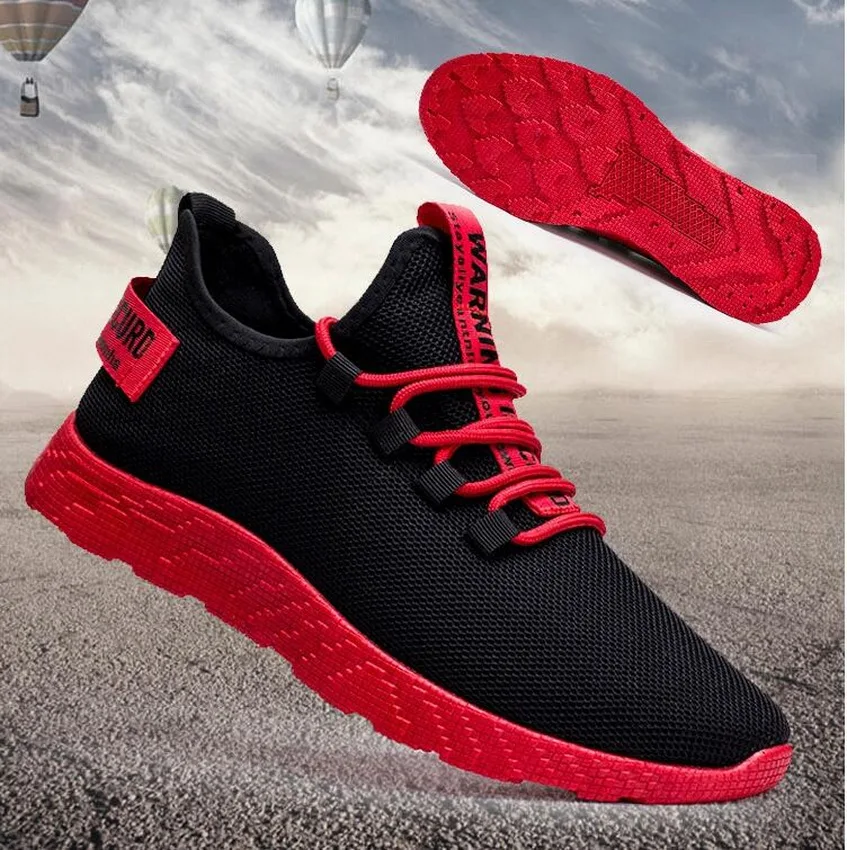 

New style flying woven breathable mesh sports shoes men's shoes fashion trend running shoes sneakers