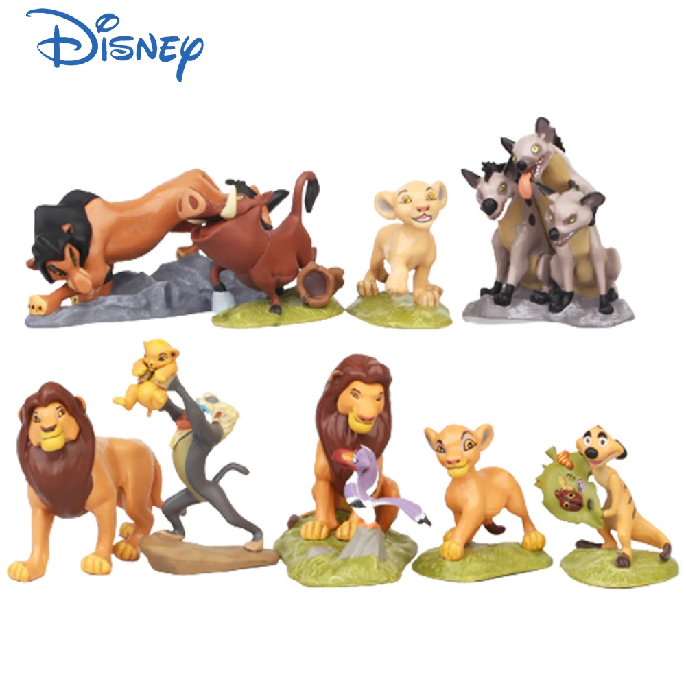 

9CM Disney PVC Lion King Action Figure Educational Toys Children's House Decoration Car Decoration Children's Birthday Gift