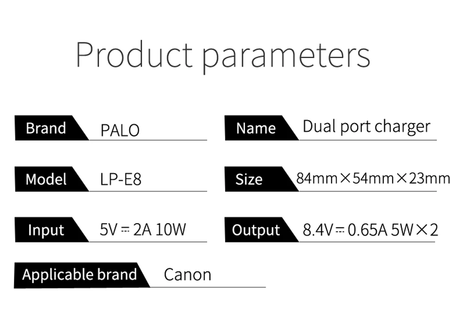 PALO Батарея пакет LP-E8 акумуляторная батарея LP-E8 LP E8 для Canon 550D 600D 650D 700D X4 X5 X6i X7i T2i T3i T4i T5i DSLR Камера 0,11