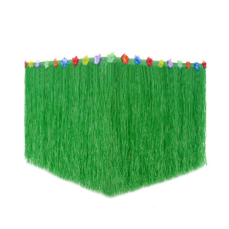 Юбка для стола Гавайский стиль дома пикника лета пляжа тропического фестиваля