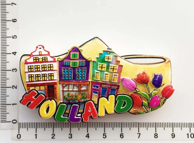 010 Голландские Amsterdam дамские тюльпаны ветряная мельница 3D магниты на холодильник туристические сувениры на холодильник магнитные наклейки для украшения дома - Цвет: 010