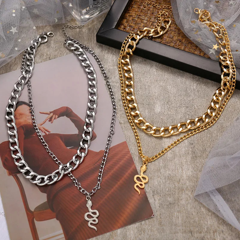 

Винтажное многослойное ожерелье-цепочка с портретом монеты для женщин, модное массивное ожерелье золотого и серебряного цвета с кулоном в ...