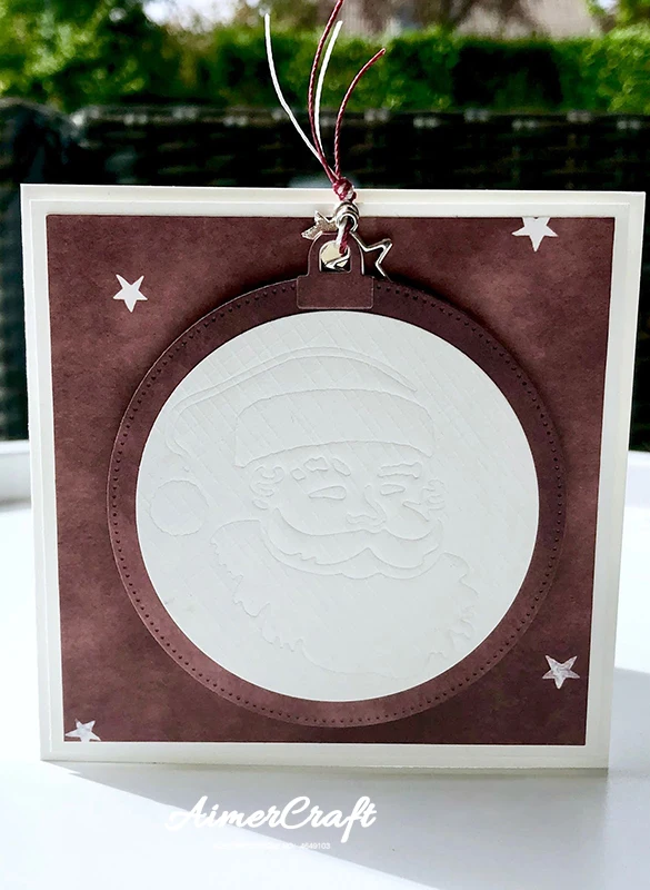 Санта Клаус рождественские металлические режущие штампы трафарет для