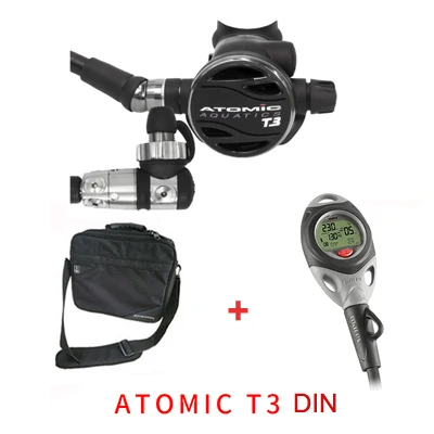 ATOMIC T3 DIN Comput NiteScuba регулятор для дайвинга для подводной фотографии Atomic T3 первый и второй этап акваланга DIN - Цвет: ATOMIC T3 DIN Comput