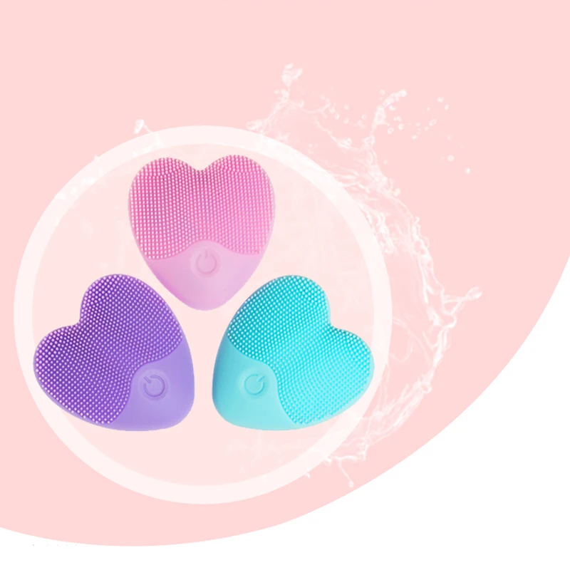 Электрическая массажная мини-щетка для чистки лица стиральная машина