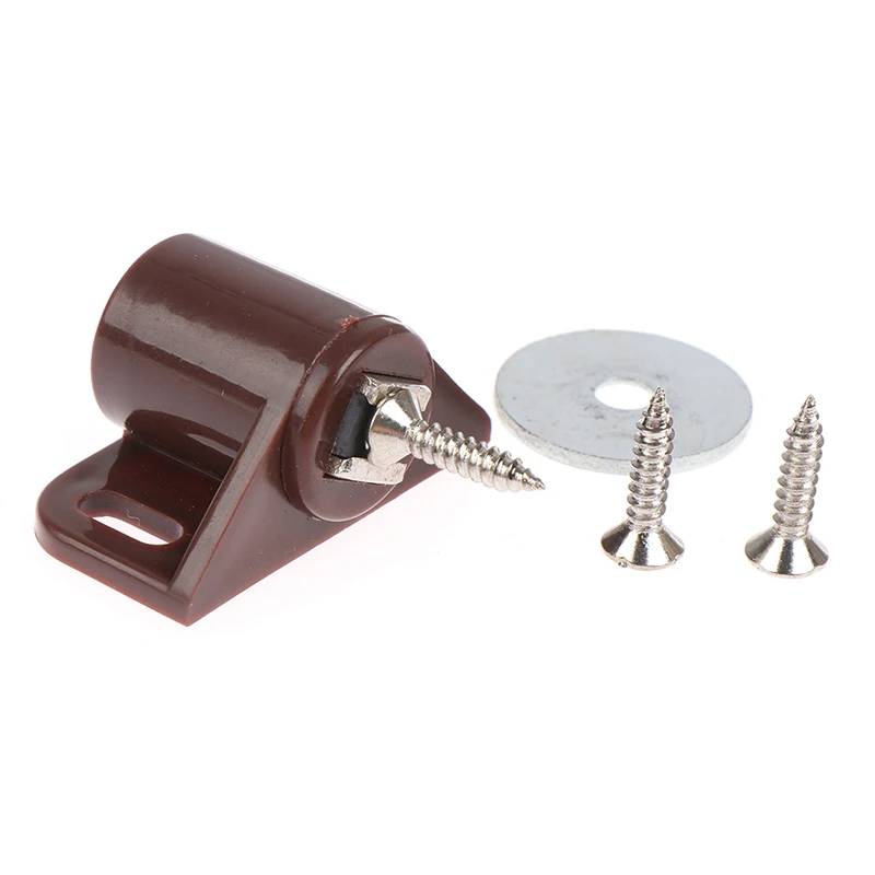 ABS Round Magnetic Door Catches Latch Cabinet Furniture Shutter Catch Closer for Cupboards Drawers Closet | Обустройство дома