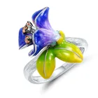 Женское богемное кольцо MOONROCY, серебряное кольцо с цветами и растениями, подарок для девушек и женщин, Прямая поставка, ювелирные изделия для вечеринок