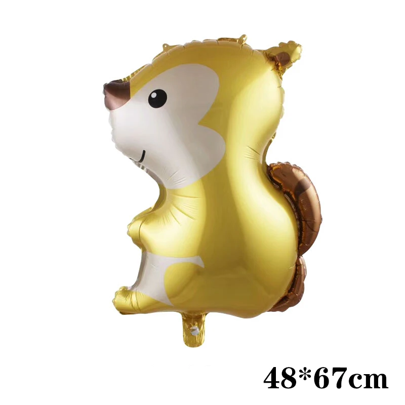 Большая Милая мультяшная животная Ежик кошка Медведь белка воздушные шары